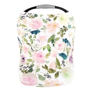 Pobi Baby Floral Baby Car Seat Cover & nursing cover